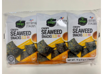 BIBIGO crispy seaweed snack avec sésame 3x5g