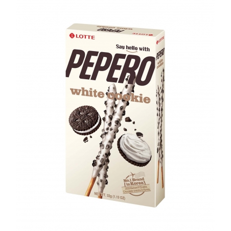 Lotte pepero white cookie 32g