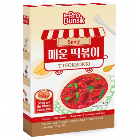 PROBUNSIK Tteokbokki spicy 343g