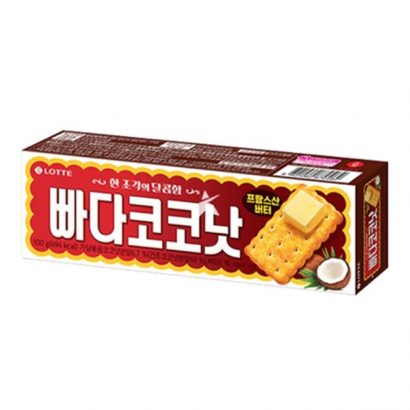 Lotte butter coconut biscuit 100g