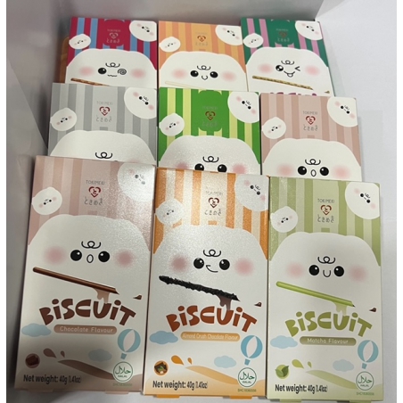 TOKIMEKI Biscuit saveur pêche yaourt 40g