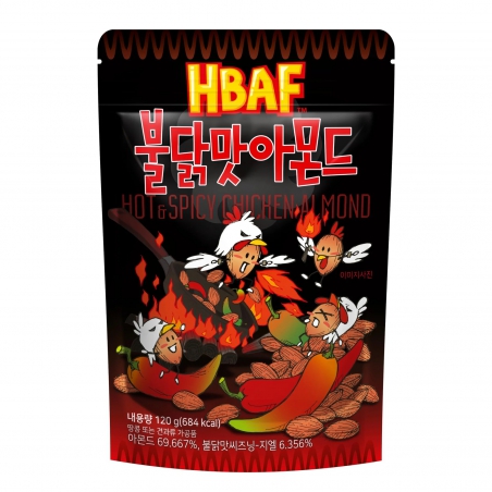 HBAF Amandes saveur épicé, poulet   120g