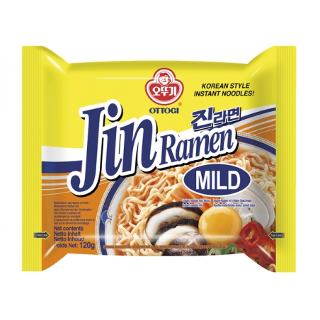 JIN RAMEN Mild Nouilles instantanées 20pcs